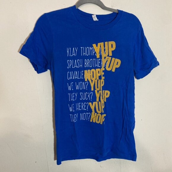Golden State Warriors Draymond Green Yup Parade Tee Shirt Size Small - Picture 1 of 4